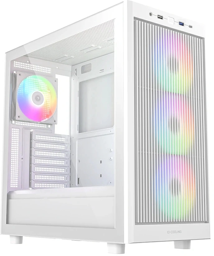 Корпус ID-Cooling Ware 510 белый без БП ATX 7x120mm 5x140mm 1xUSB2.0 1xUSB3.0 audio bott PSU