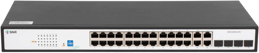 Коммутатор SNR SNR-S2300G-24TC (L2) 24x1Гбит/с 4xКомбо(1000BASE-T/SFP) управляемый