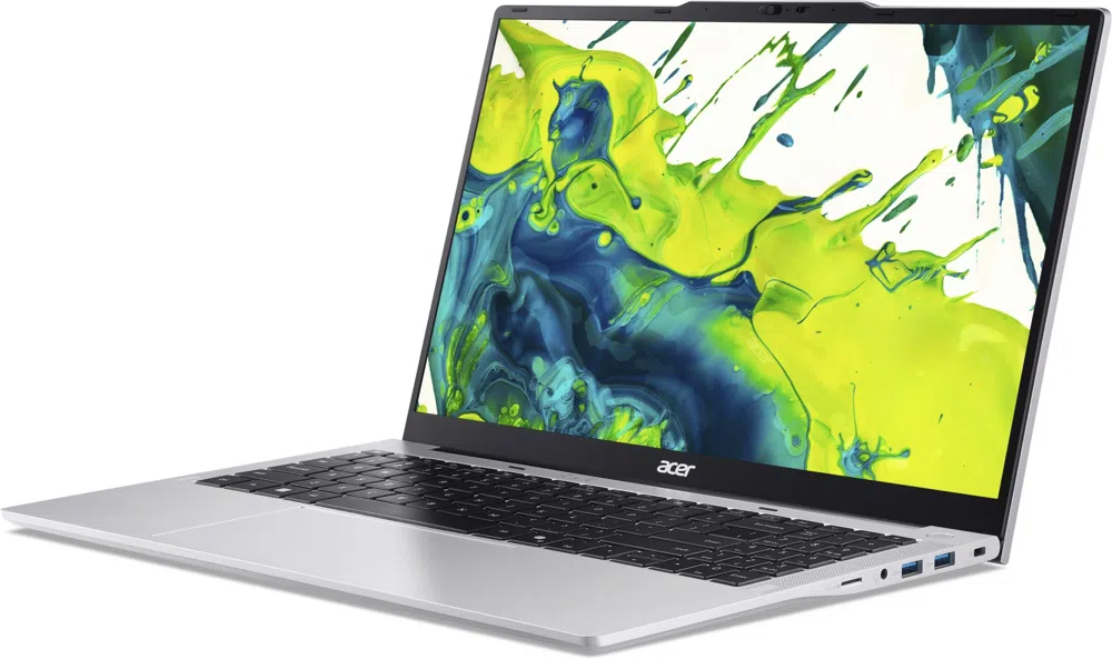 Ноутбук Acer Aspire Lite AL15-73P-54Y9 Core 5 210H 16Gb SSD512Gb Intel Graphics 15.6" IPS FHD (1920x1080) без ОС silver WiFi BT Cam 5100mAh (NX.X58CD.001)