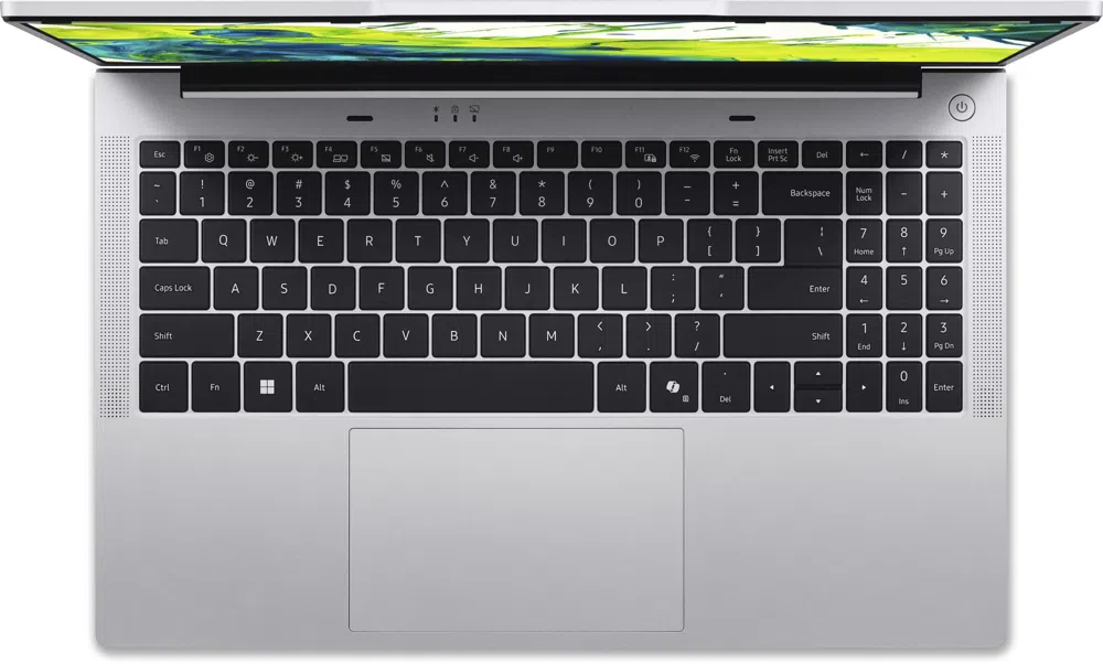 Ноутбук Acer Aspire Lite AL15-73P-54Y9 Core 5 210H 16Gb SSD512Gb Intel Graphics 15.6" IPS FHD (1920x1080) без ОС silver WiFi BT Cam 5100mAh (NX.X58CD.001)