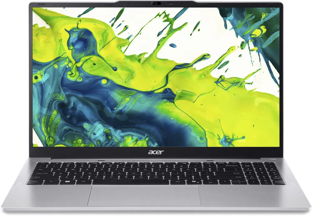 Ноутбук Acer Aspire Lite AL15-73P-76SN Core 7 240H 16Gb SSD512Gb Intel Graphics 15.6" IPS FHD (1920x1080) без ОС silver WiFi BT Cam 5100mAh (NX.X58CD.002)