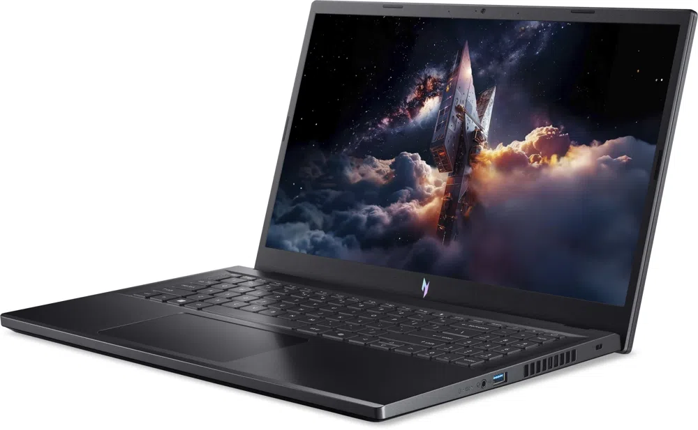 Ноутбук Acer Nitro V 15 ANV15-52-56WS Core 5 210H 16Gb SSD1Tb NVIDIA GeForce RTX 5060 8Gb 15.6" IPS FHD (1920x1080) без ОС black WiFi BT Cam (NH.QZ8CD.001)