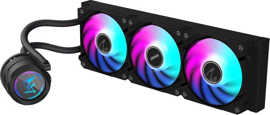 Система водяного охлаждения Gigabyte Aorus Waterforce II 360 ARGB Soc-AM5/AM4/1200/1700/1851 черный 4-pin 12.8-36.9dB Al Ret (GP-AORUS WATERFORCE II 360)