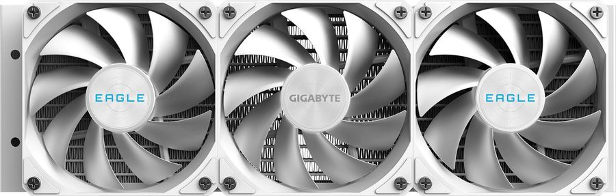 Система водяного охлаждения Gigabyte Eagle 360 ICE ARGB Soc-AM5/AM4/1200/1700/1851 белый 4-pin 13-37.6dB Al Ret (GP-GIGABYTE EAGLE 360I)