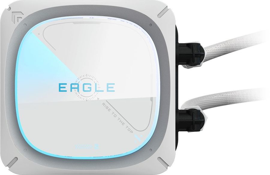 Система водяного охлаждения Gigabyte Eagle 360 ICE ARGB Soc-AM5/AM4/1200/1700/1851 белый 4-pin 13-37.6dB Al Ret (GP-GIGABYTE EAGLE 360I)