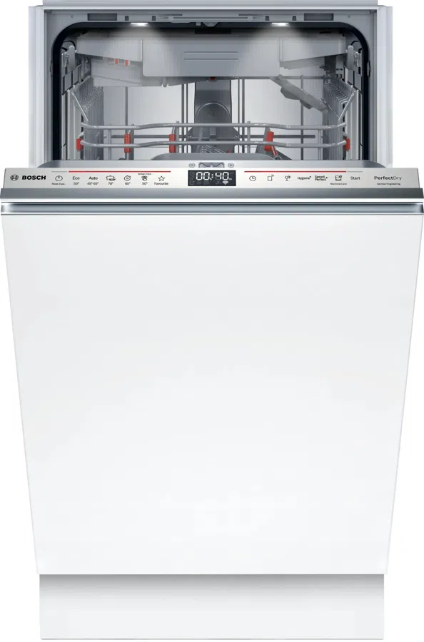 Посудомоечная машина встраив. Bosch Serie 8 SPV8ZMX06Q 2400Вт узкая нержавеющая сталь инвертор