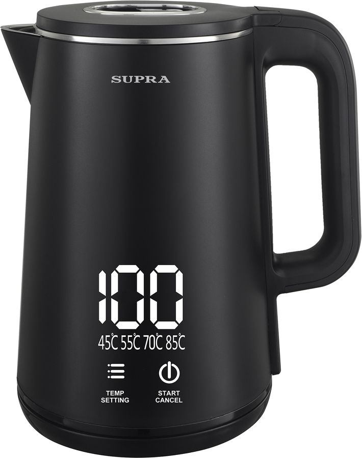 Чайник электрический Supra KES-1888DP 2л. 2200Вт черный корпус: пластик