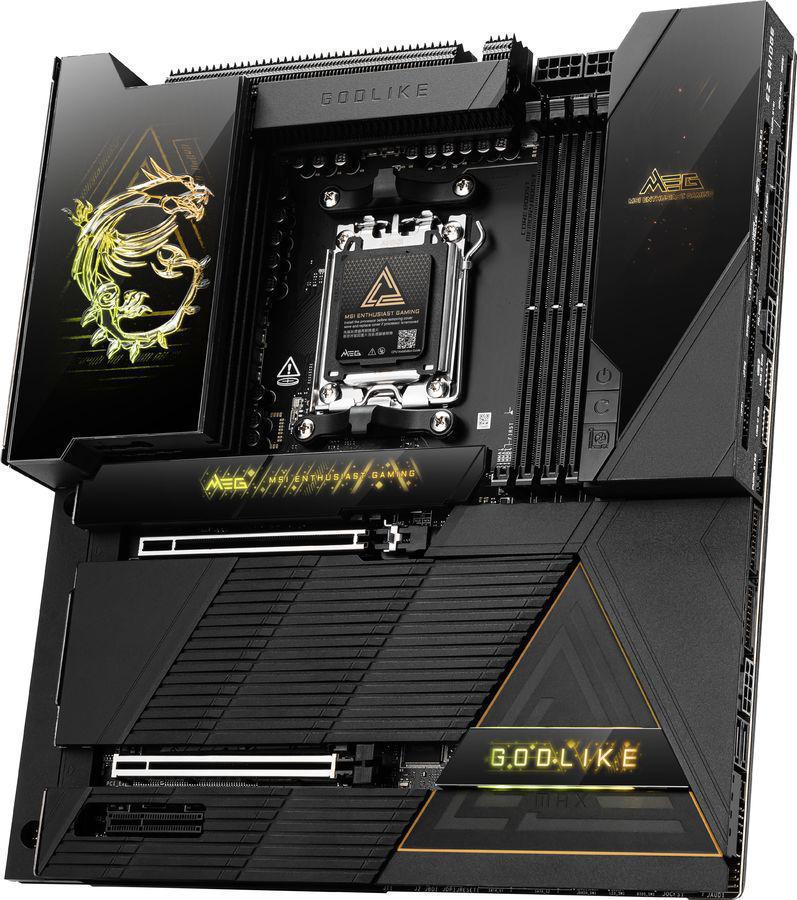Материнская плата MSI MEG X870E GODLIKE MAX Socket AM5 AMD X870E 4xDDR5 eATX AC`97 8ch(7.1) 1 x 10Gigabit + 1 x 5Gigabit RAID