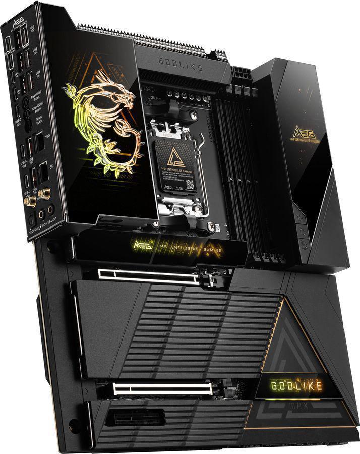 Материнская плата MSI MEG X870E GODLIKE MAX Socket AM5 AMD X870E 4xDDR5 eATX AC`97 8ch(7.1) 1 x 10Gigabit + 1 x 5Gigabit RAID