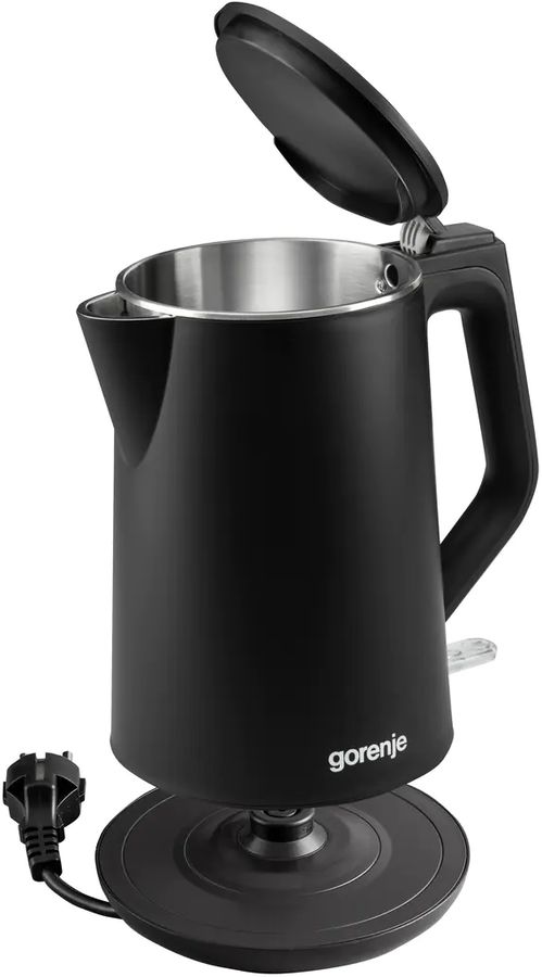 Чайник электрический Gorenje K15DWBK 1.5л. 2200Вт черный корпус: пластик
