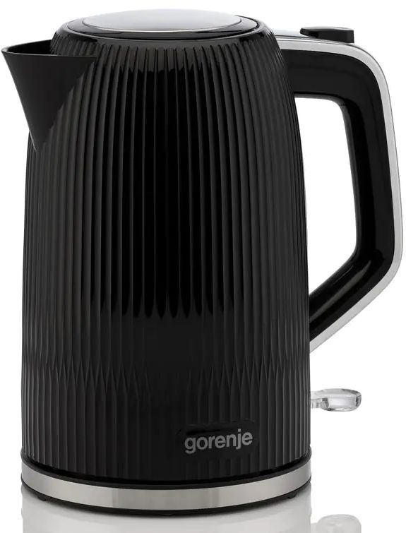 Чайник электрический Gorenje K17DPB 1.7л. 2200Вт черный/серебристый корпус: пластик