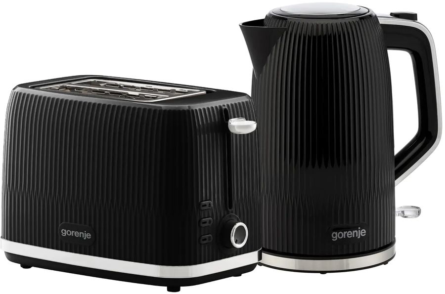 Чайник электрический Gorenje K17DPB 1.7л. 2200Вт черный/серебристый корпус: пластик