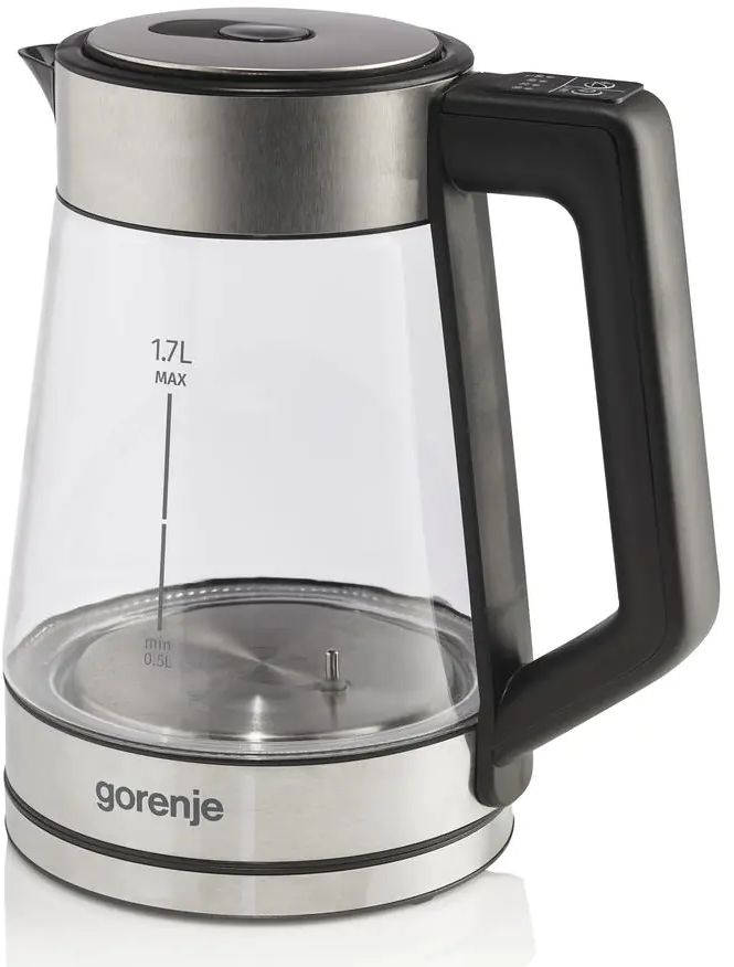 Чайник электрический Gorenje K17TRG 1.7л. 2200Вт нержавеющая сталь корпус: стекло/металл/пластик