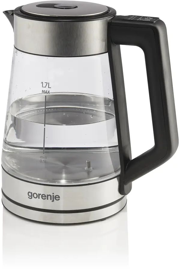 Чайник электрический Gorenje K17TRG 1.7л. 2200Вт нержавеющая сталь корпус: стекло/металл/пластик