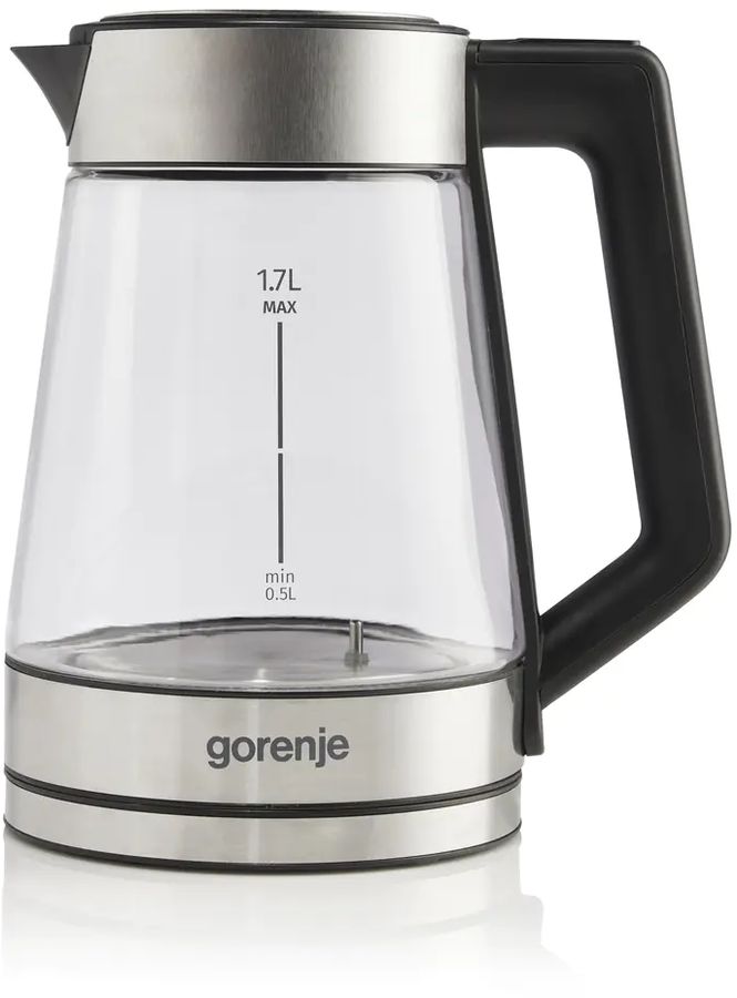 Чайник электрический Gorenje K17TRG 1.7л. 2200Вт нержавеющая сталь корпус: стекло/металл/пластик