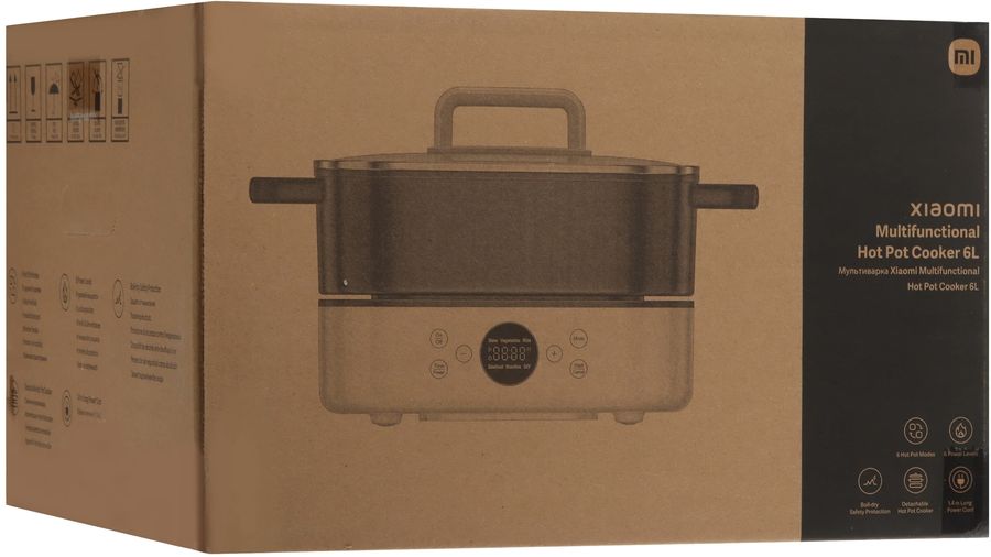 Мультиварка Xiaomi multiPRO BHR9704EU 6л 2000Вт белый
