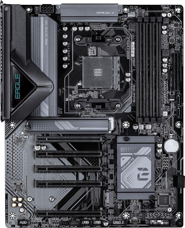 Материнская плата Gigabyte B550 X EAGLE Soc-AM4 AMD B550 4xDDR4 ATX AC`97 8ch(7.1) 2.5Gg RAID+HDMI