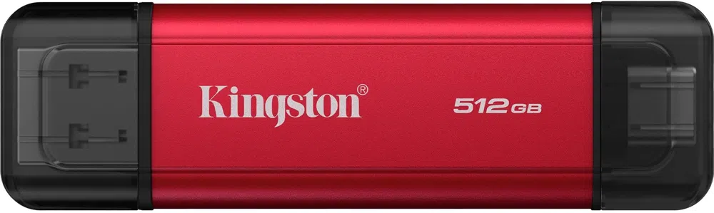 Накопитель SSD Kingston USB3.2 Gen2 512GB SPSD/512GB красный