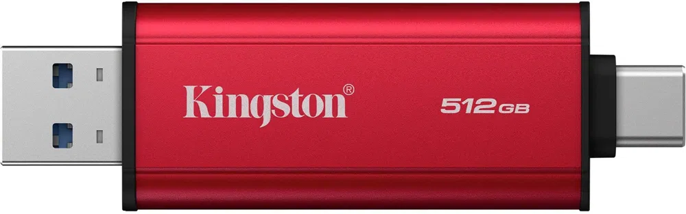 Накопитель SSD Kingston USB3.2 Gen2 512GB SPSD/512GB красный