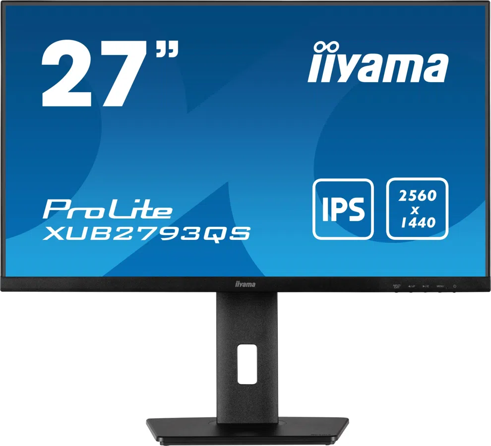 Монитор Iiyama 27" ProLite XB2793QSU-B1 черный IPS LED 16:9 HDMI M/M матовая HAS Piv 350cd 178гр/178гр 2560x1440 120Hz DP Quad 2K (1440p) USB 6.2кг