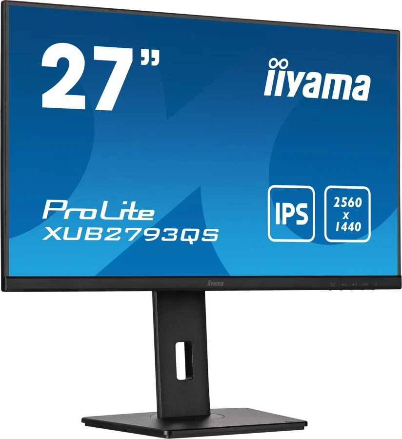 Монитор Iiyama 27" ProLite XB2793QSU-B1 черный IPS LED 16:9 HDMI M/M матовая HAS Piv 350cd 178гр/178гр 2560x1440 120Hz DP Quad 2K (1440p) USB 6.2кг