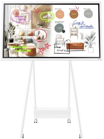 Панель Samsung 55" WM55FX белый VA LED 6.7ms 16:9 HDMI M/M матовая 450cd 178гр/178гр 3840x2160 4K USB 28.6кг