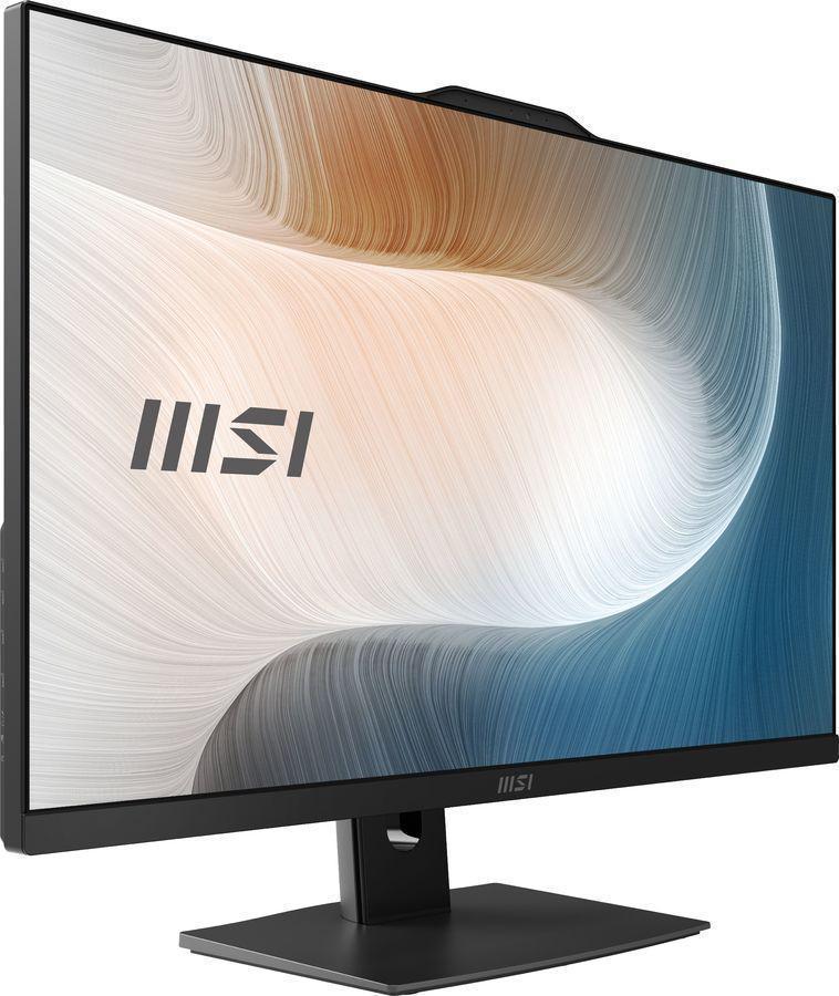 Моноблок MSI Modern AM272P 1MA-1490XRU 27" Full HD Core 3 100U (1.2) 16Gb SSD500Gb Graphics без ОС GbitEth WiFi BT 120W клавиатура мышь Cam черный 1920x1080