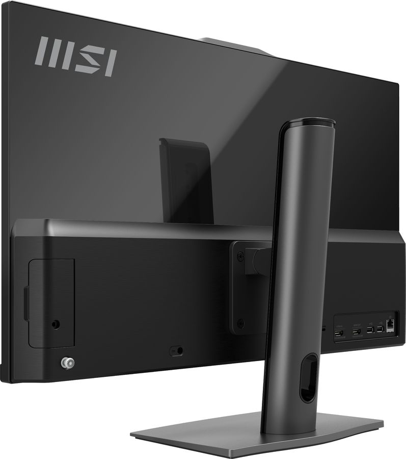 Моноблок MSI Modern AM272P 1MA-1490XRU 27" Full HD Core 3 100U (1.2) 16Gb SSD500Gb Graphics без ОС GbitEth WiFi BT 120W клавиатура мышь Cam черный 1920x1080