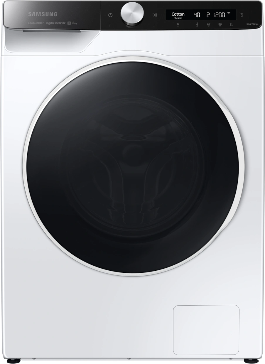 Стиральная машина Samsung WW80AG6L28WELP пан.англ. класс: A+++ загр.фронтальная макс.:8кг белый инвертор