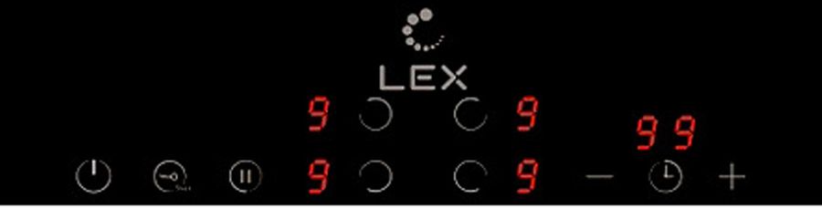 Варочная поверхность Lex EVH 6040B BL черный