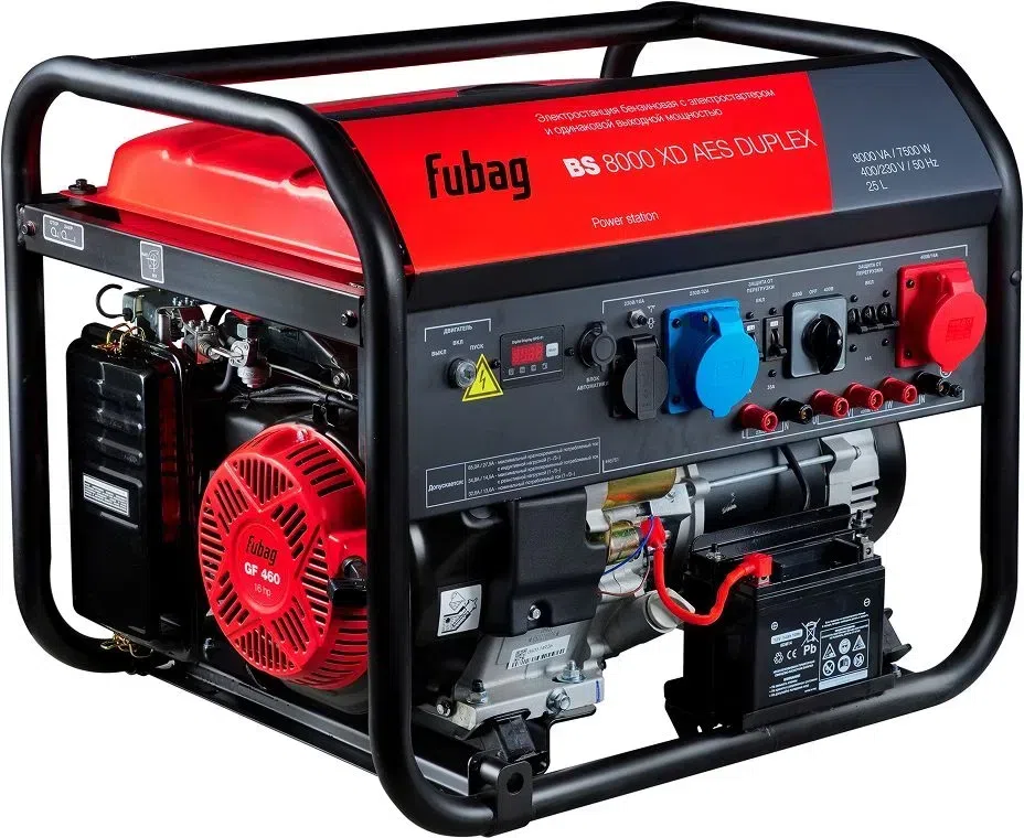 Генератор Fubag BS BS 8000 XD AES Duplex 8кВт