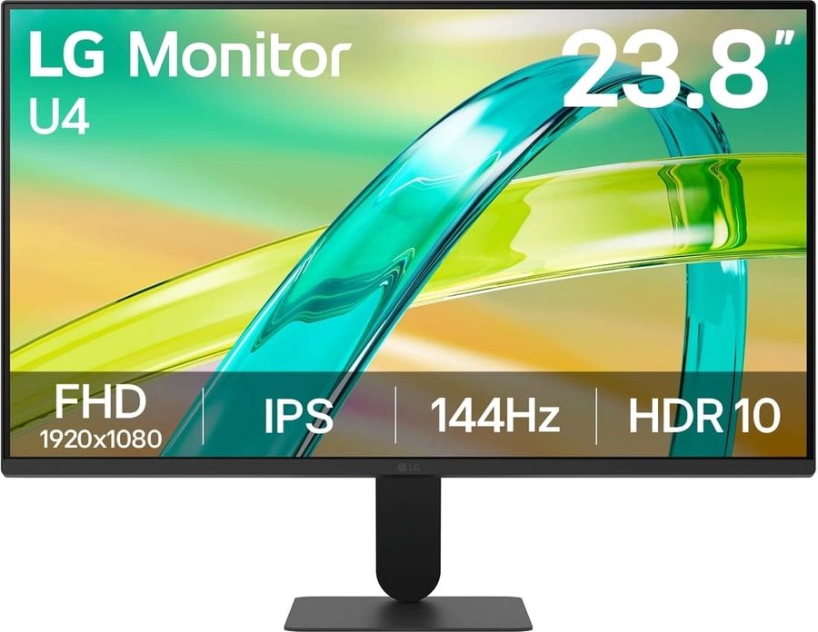 Монитор LG 23.8" 24U411B-B черный IPS LED 16:9 HDMI матовая 250cd 178гр/178гр 1920x1080 144Hz FreeSync Premium VGA FHD 3.2кг