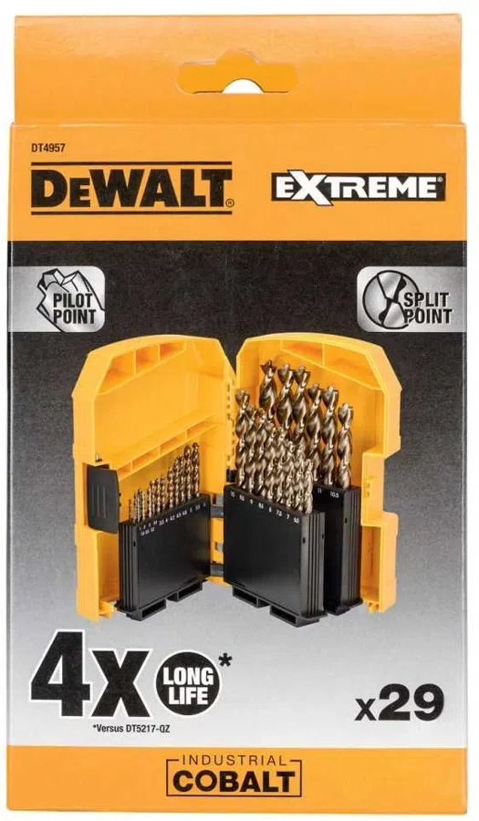 Набор сверл DeWalt DT4957-QZ по металлу (29пред.) для дрелей