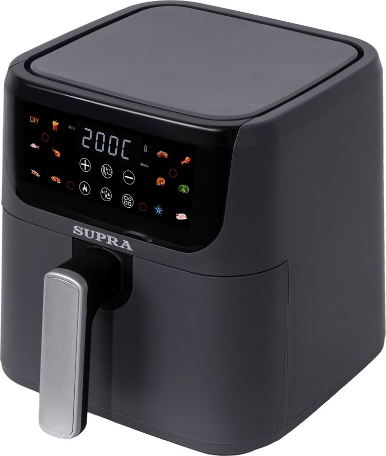 Аэрогриль Supra GS-7630 4.5л 1500Вт серый