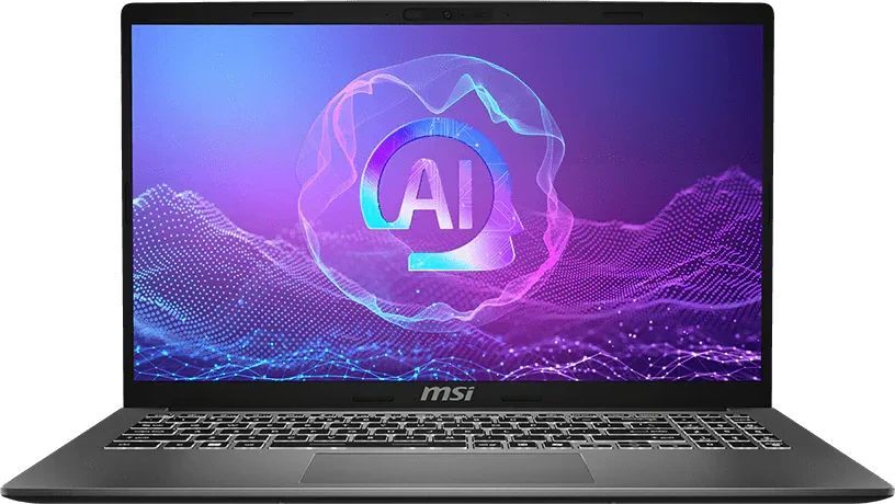 Ноутбук MSI Modern A15 AI+ F3HMG-040XRU Ryzen AI 5 330 16Gb SSD512Gb AMD Radeon 820M 15.6" IPS FHD (1920x1080) без ОС grey WiFi BT Cam (9S7-15SK21-040)