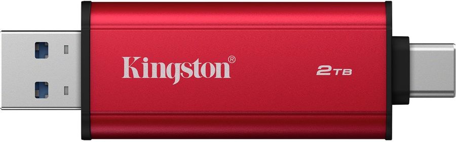 Накопитель SSD Kingston USB3.2 Gen2 2TB SPSD/2TB красный