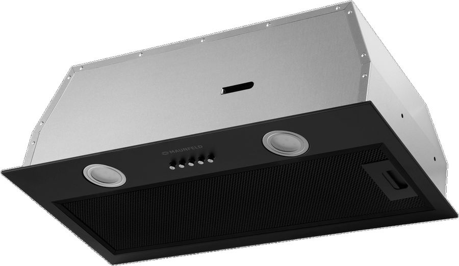 Вытяжка встраиваемая Maunfeld UNO 60 POWER черный управление: кнопочное (1 мотор)