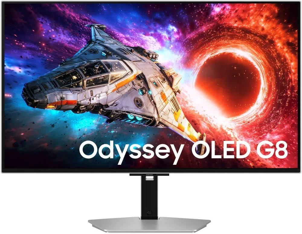 Монитор Samsung 32" Odyssey OLED G8 S32HG802SIXCI черный OLED LED 16:9 HDMI матовая HAS Piv 250cd 178гр/178гр 3840x2160 240Hz FreeSync Premium Pro DP 4K USB 7.8кг