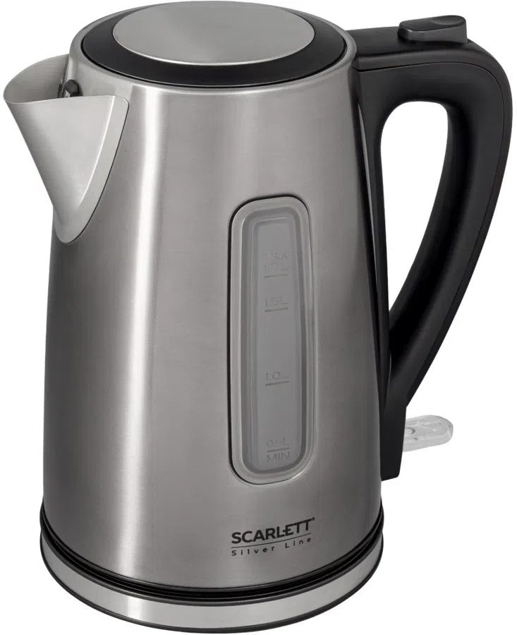 Чайник электрический Scarlett SC-EK21S103 1.7л. 2200Вт графит корпус: нерж.сталь/пластик