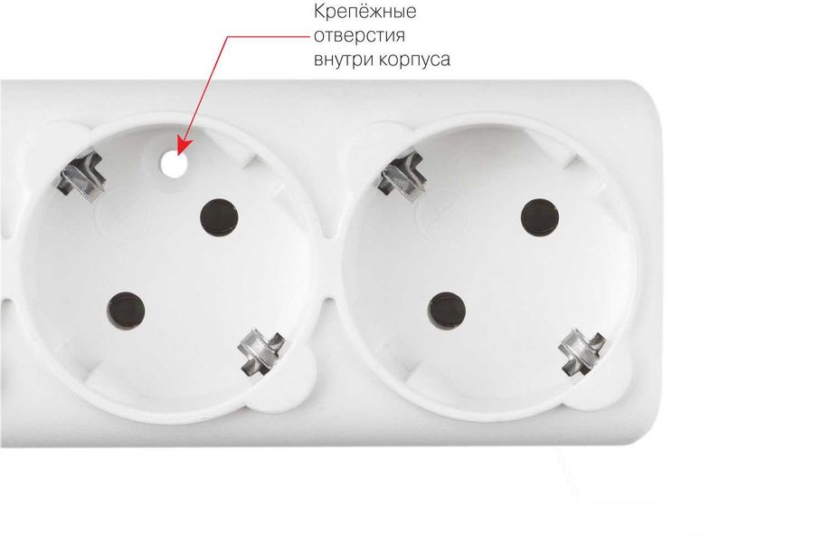 Сетевой фильтр Powercube SPG6-A5 5м (6 розеток) белый (коробка)