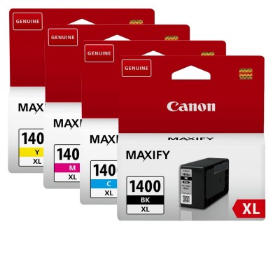 Картридж струйный Canon PGI-1400XL BK/C/M/Y 9185B004 черный/голубой/пурпурный/желтый набор для Canon Maxify МВ2040/2340