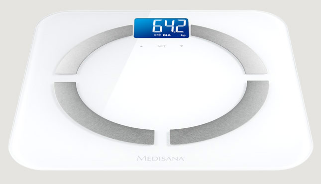 Весы напольные электронные Medisana BS 430 Connect макс.180кг белый