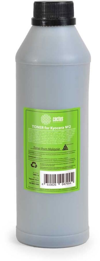 Тонер Cactus CS-TKY2-1000 черный флакон 1000гр. для принтера Kyocera Universal toner