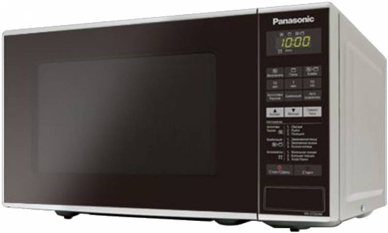 Микроволновая Печь Panasonic NN-GT264MZPE 20л. 800Вт серебристый/черный