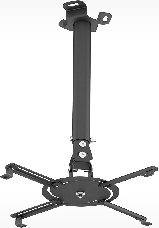 Кронштейн для проектора Holder PR-104-B черный макс.20кг потолочный поворот и наклон