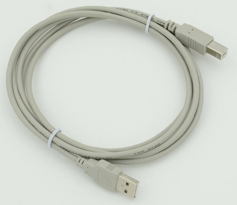 Кабель USB A(m) USB B(m) 1.8м (218998) серый (упак.:1шт)