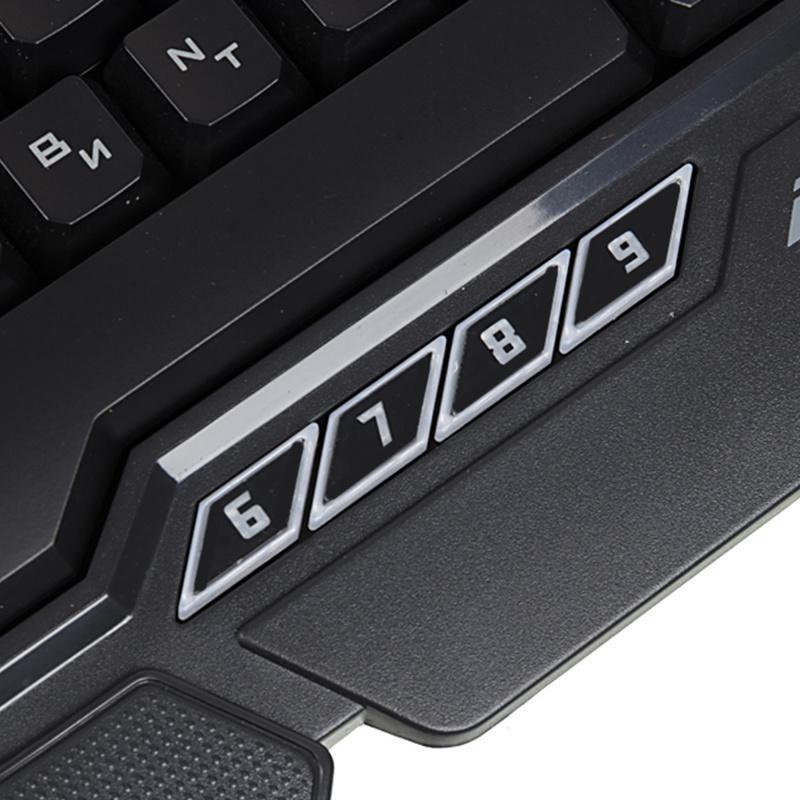 Клавиатура A4Tech Bloody B314 черный USB Multimedia for gamer LED (подставка для запястий)