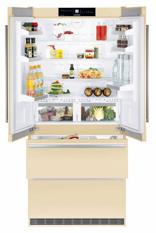Холодильник Liebherr CBNbe 6256 бежевый (трехкамерный)