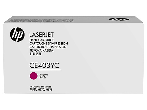 Картридж лазерный HP 507Y CE403YC пурпурный для HP M551/M570/M575