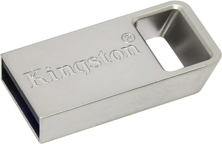 Флеш Диск Kingston 64Gb DataTraveler Micro 3.1 DTMC3/64GB USB3.1 серебристый
